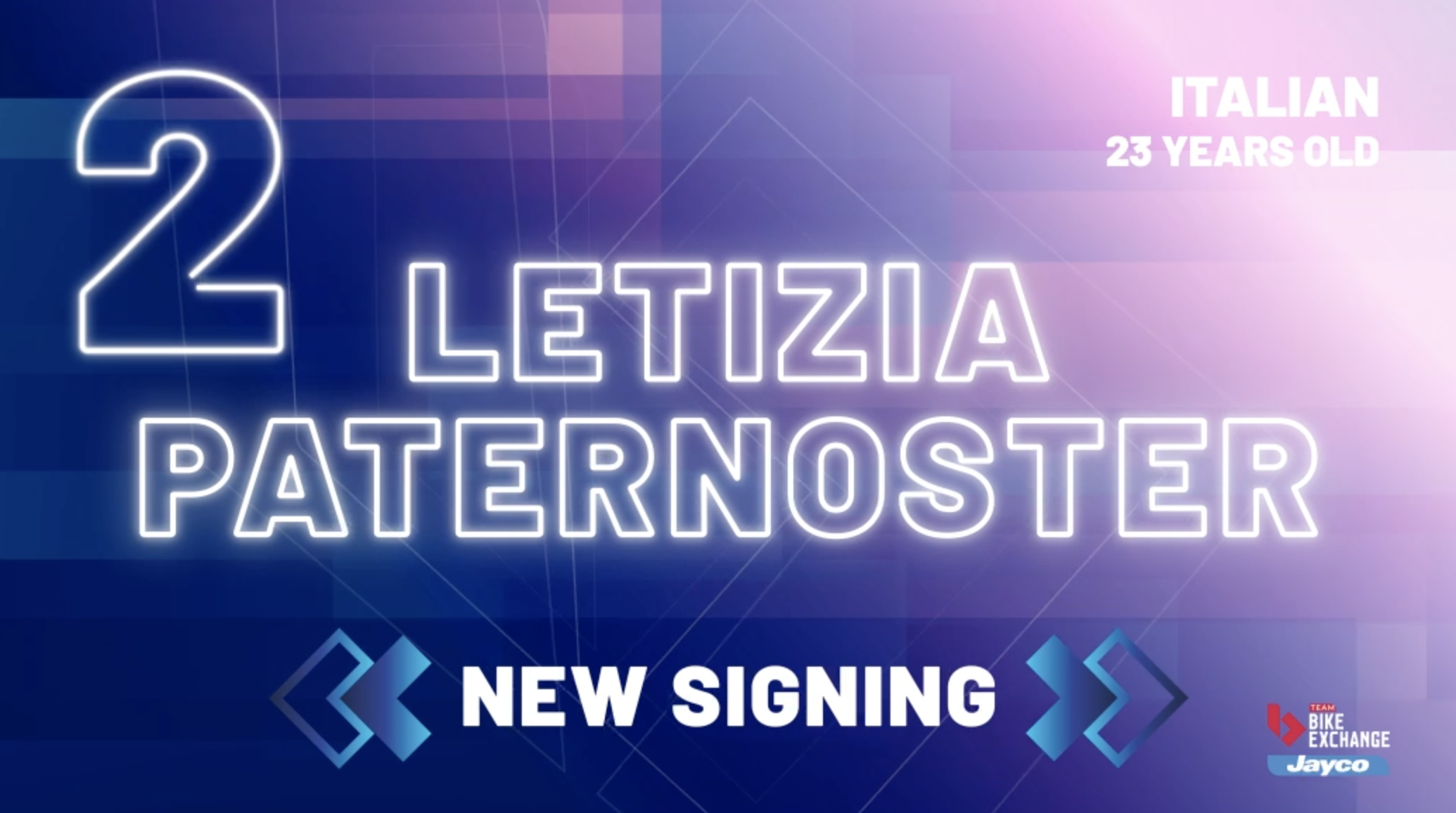 Fast finishing Italian Letizia Paternoster joins Team BikeExchange-Jayco through to 2024
